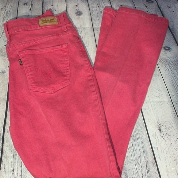 Levi’s 512 perfectly slimming, skinny pink jeans, size 10 M - Picture 6 of 8